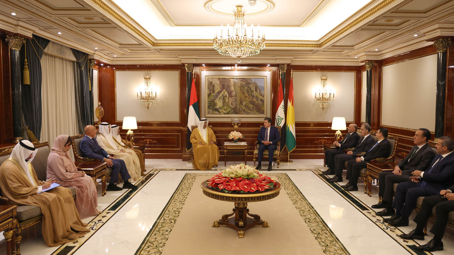 هەرێمی کوردستان و ئیمارات جەخت لە هاریکاری و هەماهەنگیی نێوانیان دەکەنەوە