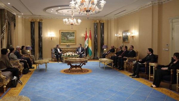 نێچیرڤان بارزانی لەگەڵ مەزڵووم عەبدی و محەممەد ئیسماعیل نەخشەڕێگەی ئاشتییان تاوتوێ کرد